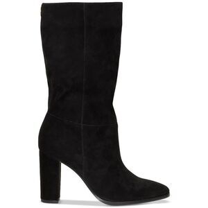 NEW $275 Lauren Ralph Lauren Artizan II Mid-Shaft Suede Boots in Black Size 9.5